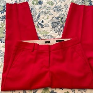 J. Crew Red City Fit Skimmer Pants Size 4P